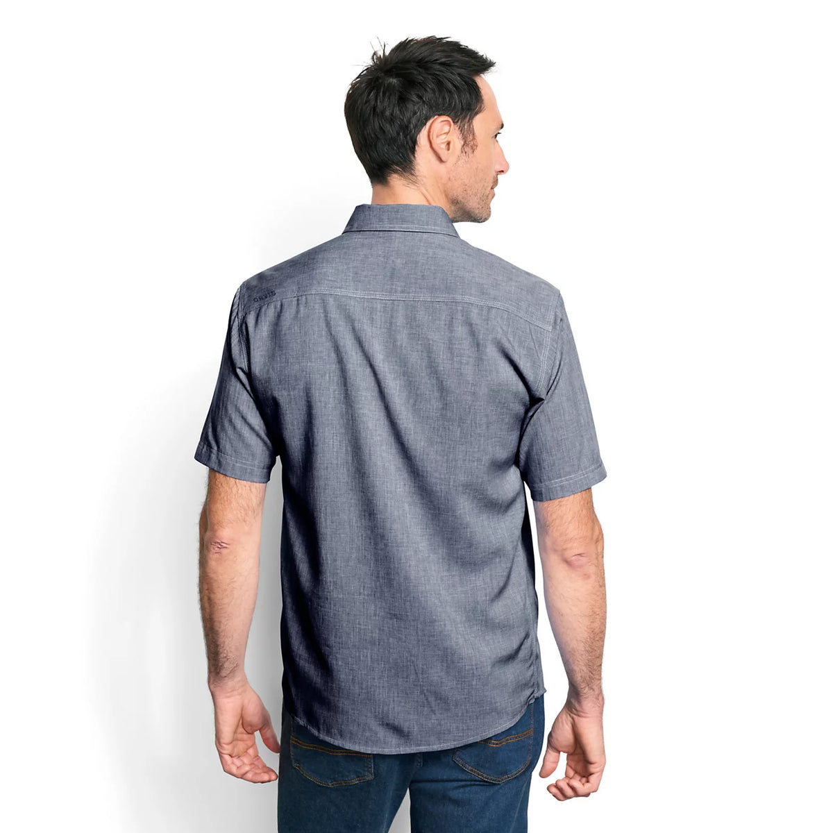 Orvis Deals | Men's Tech Chambray Short-Sleeve Work Shirt