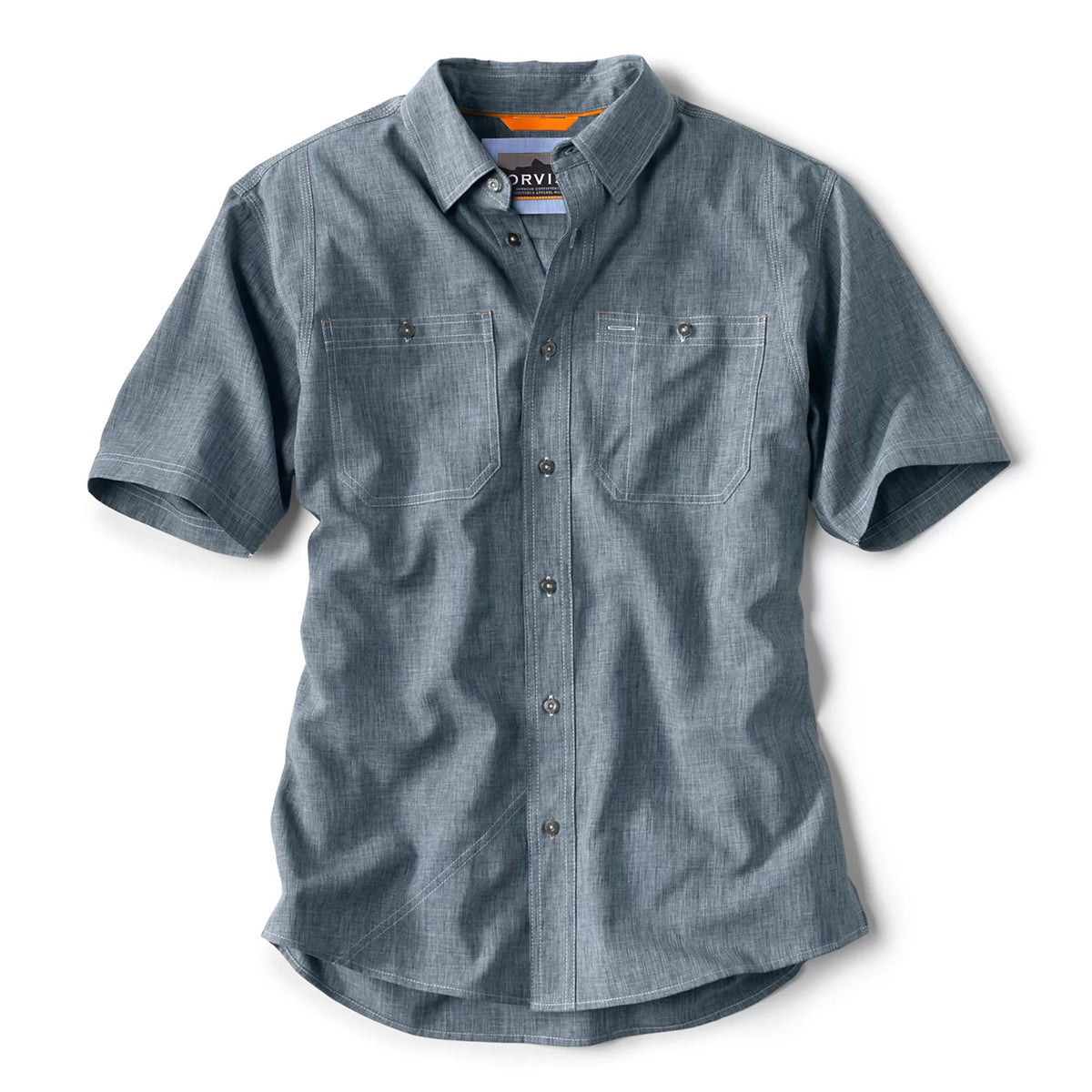 Orvis Deals | Men's Tech Chambray Short-Sleeve Work Shirt
