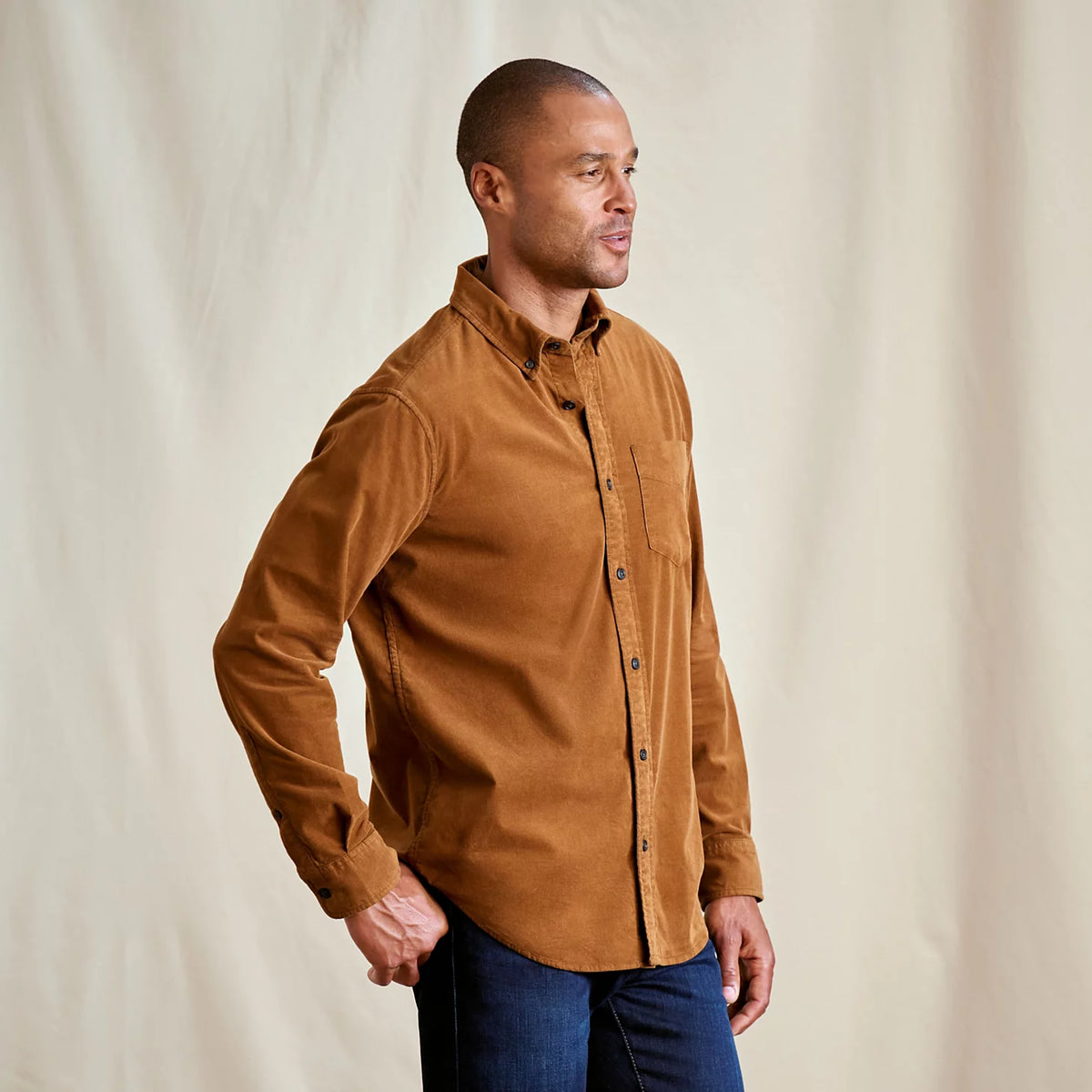 Orvis Discount | Men's Lightweight Corduroy Long-Sleeve Shirt
