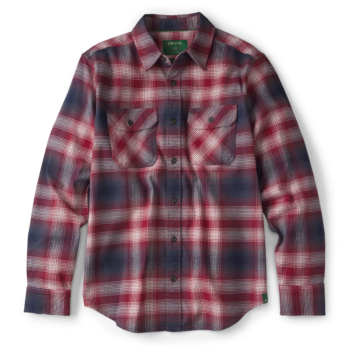Orvis Latest | Yarn-Dyed Moleskin Long-Sleeved Plaid Shirt