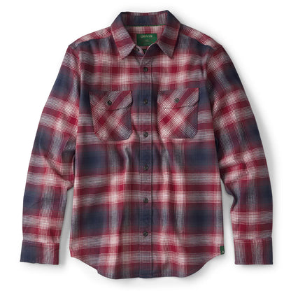 Orvis Latest | Yarn-Dyed Moleskin Long-Sleeved Plaid Shirt