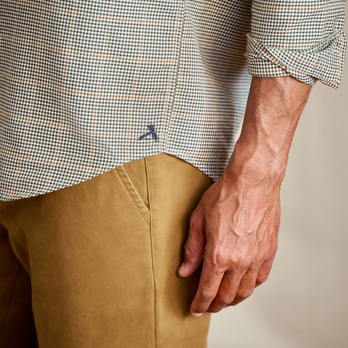 Orvis Value | Spencer Houndstooth Pure Cotton Long-Sleeve Shirt