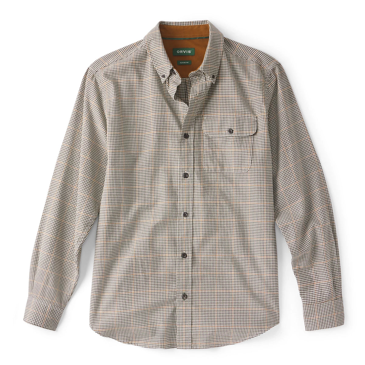 Orvis Value | Spencer Houndstooth Pure Cotton Long-Sleeve Shirt