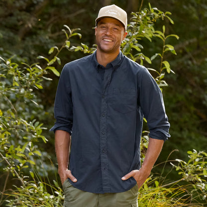 Orvis Premium | Garment-Dyed Poplin Long-Sleeve Shirt
