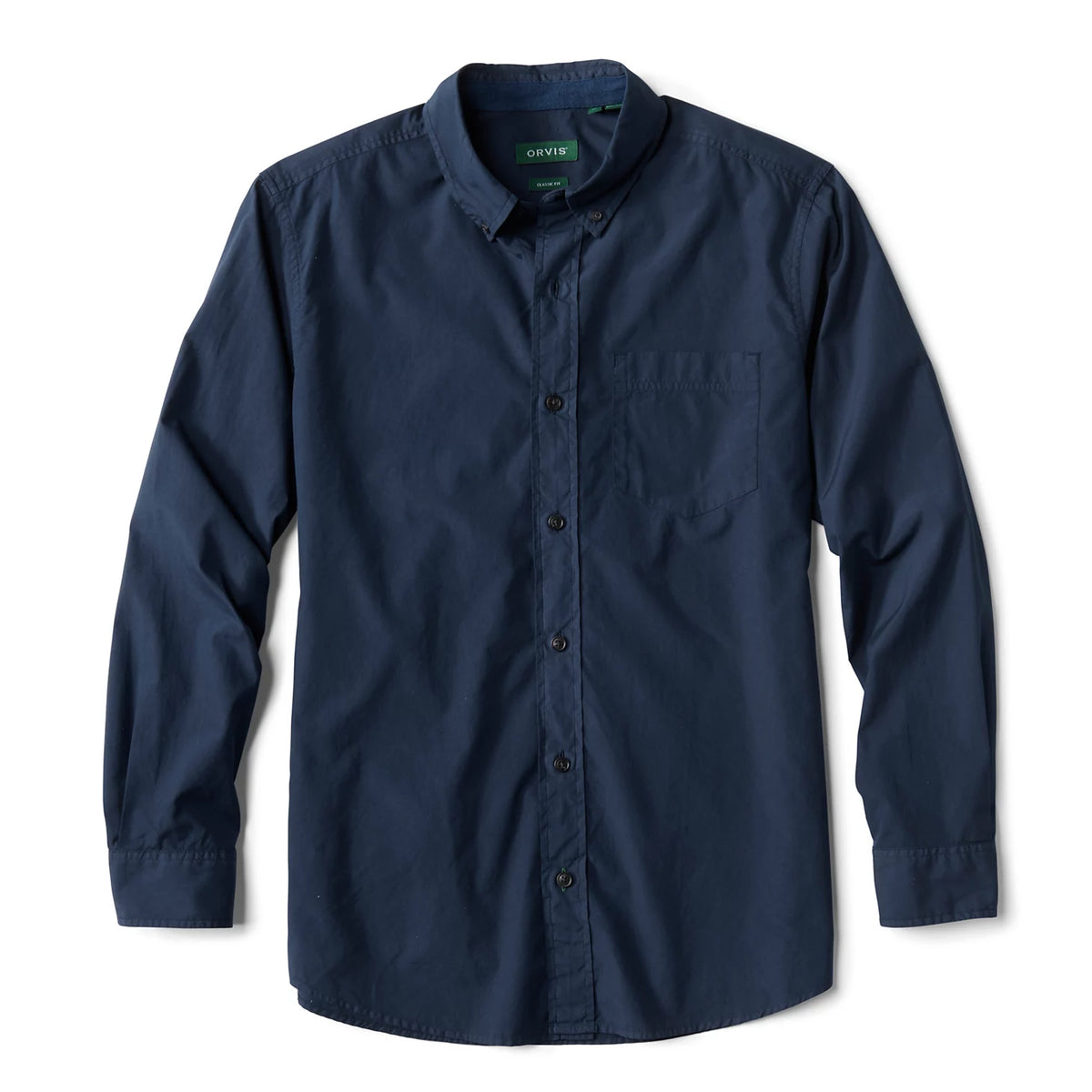 Orvis Premium | Garment-Dyed Poplin Long-Sleeve Shirt