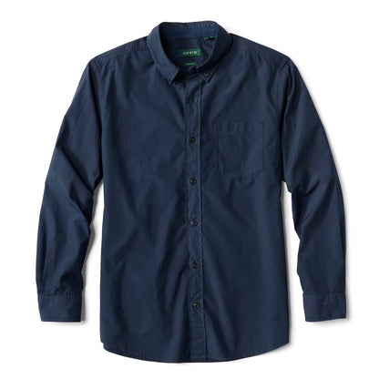 Orvis Premium | Garment-Dyed Poplin Long-Sleeve Shirt