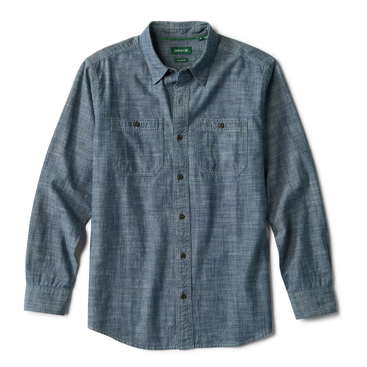 Orvis Classic | Men's Chambray Long-Sleeve Work Shirt