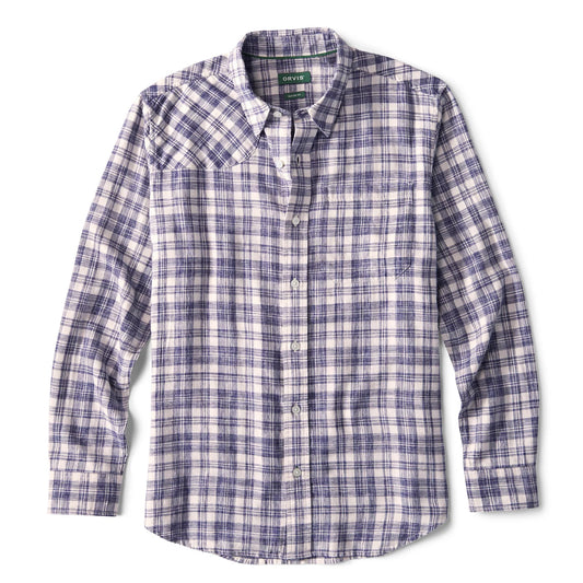 Orvis Best Seller | Space-Dyed Plaid Long-Sleeve Shirt