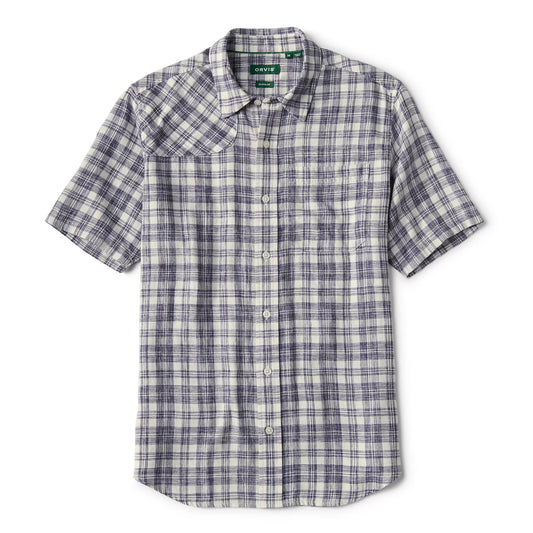 Orvis Discount | Space-Dyed Plaid Short-Sleeve Shirt