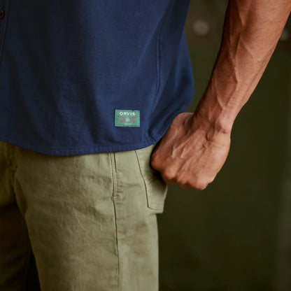 Orvis Exclusive | Men's Bromley Knit Button-Down Short-Sleeve Shirt