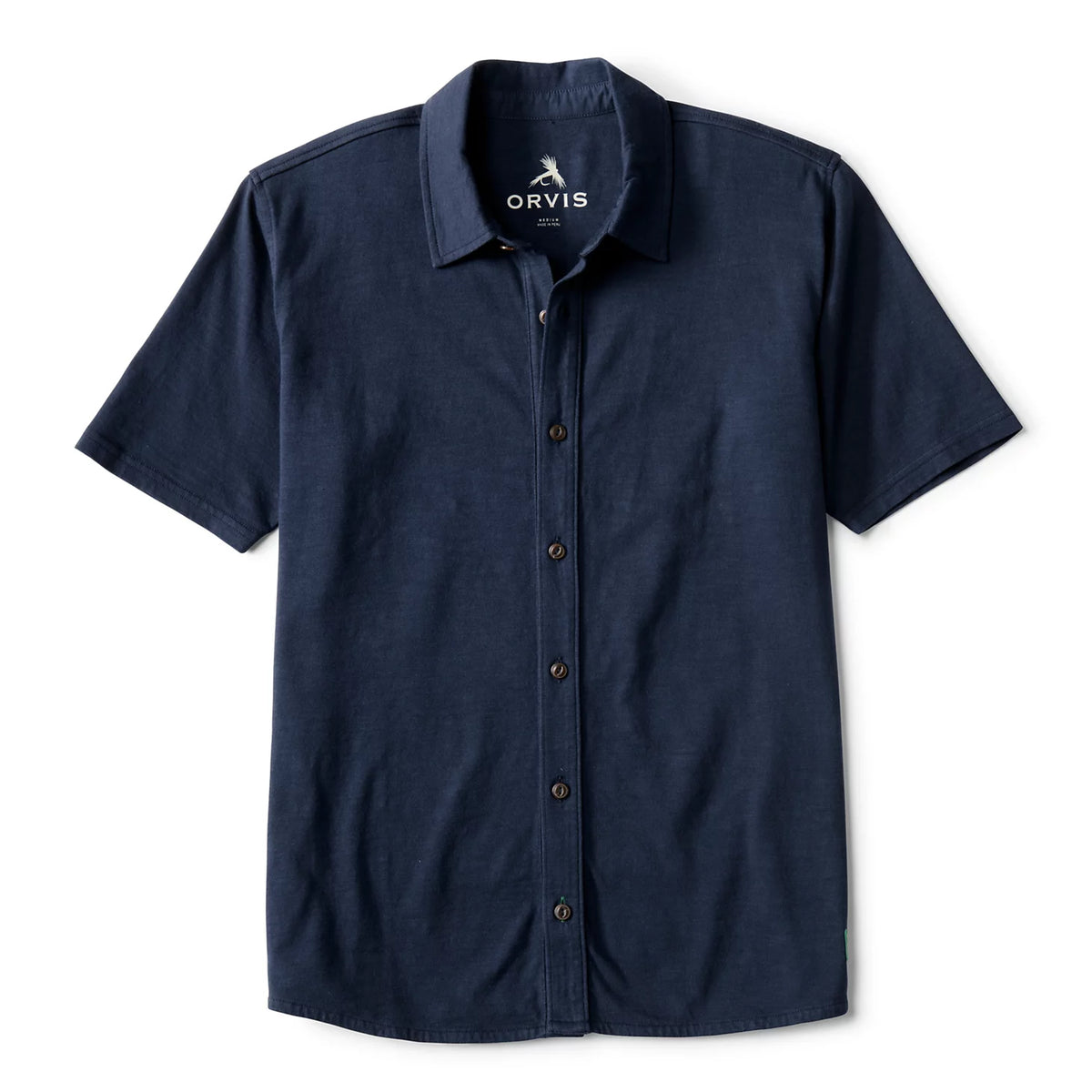 Orvis Exclusive | Men's Bromley Knit Button-Down Short-Sleeve Shirt