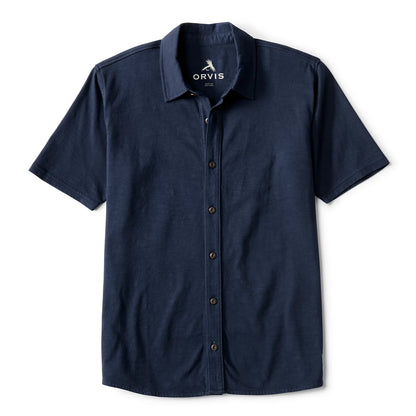 Orvis Exclusive | Men's Bromley Knit Button-Down Short-Sleeve Shirt
