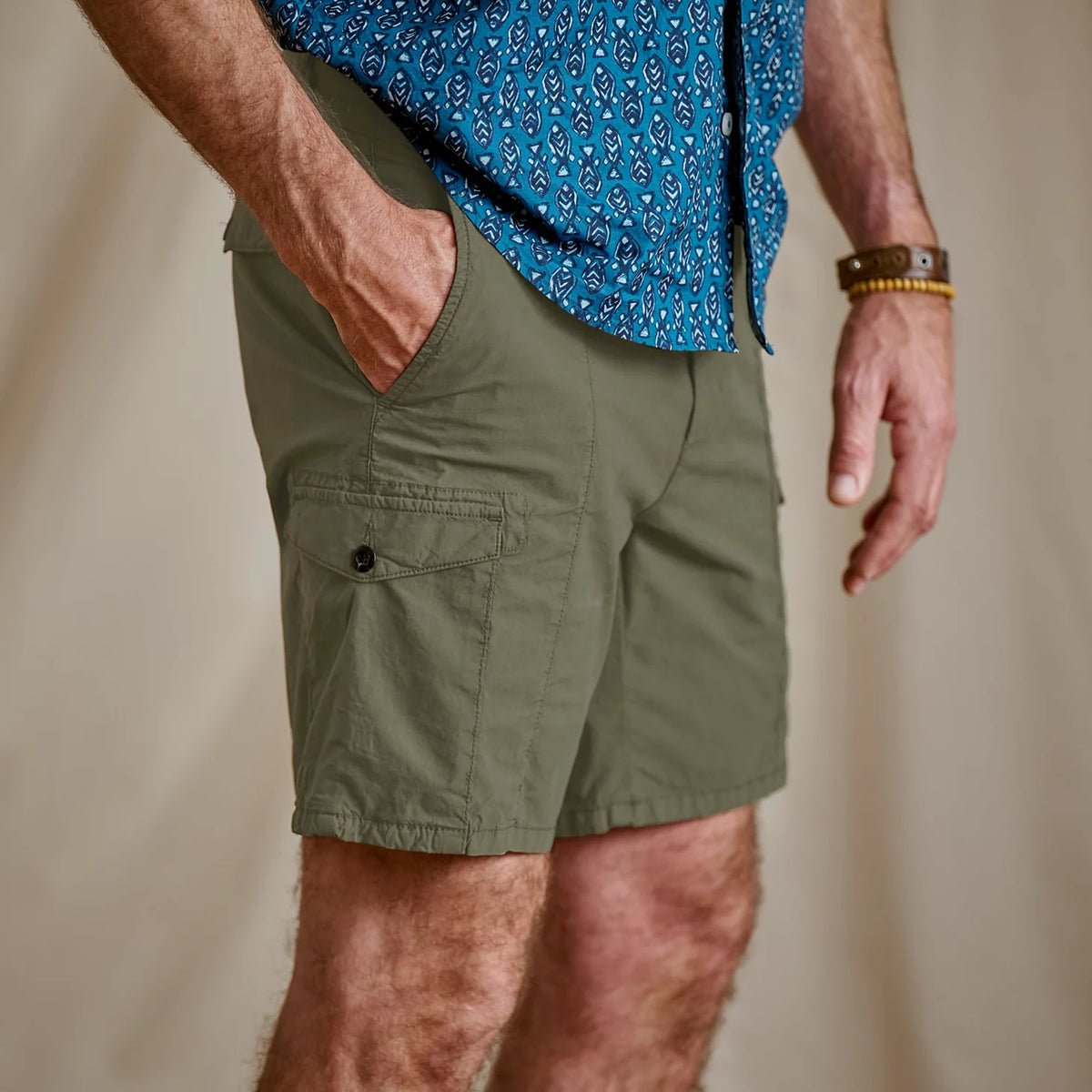 Orvis Sale | Men's 1856 Stretch Poplin Cargo Shorts