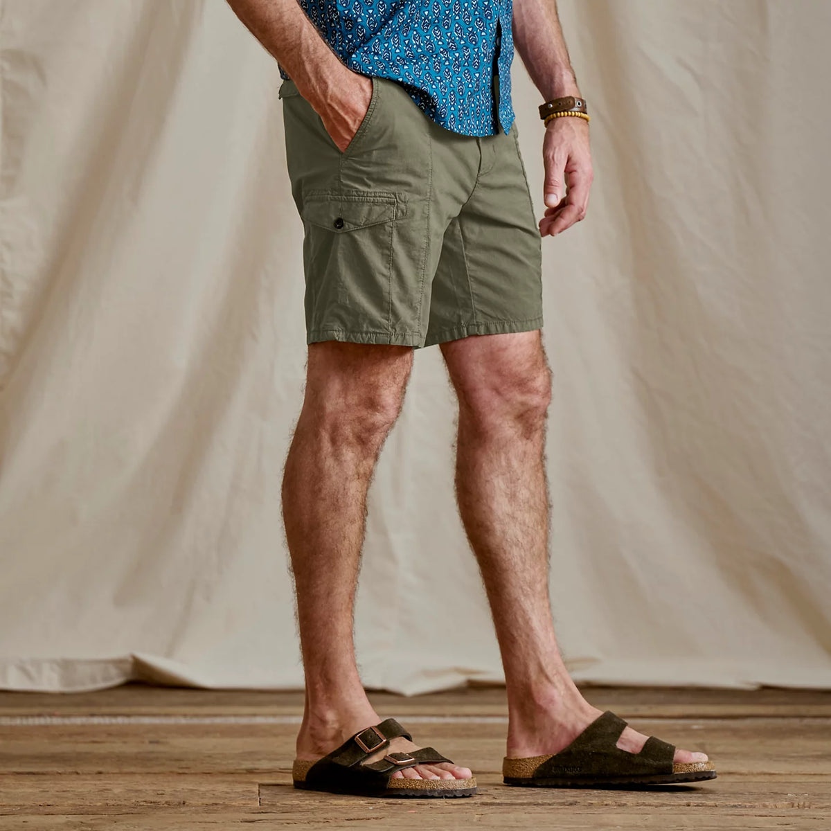 Orvis Sale | Men's 1856 Stretch Poplin Cargo Shorts