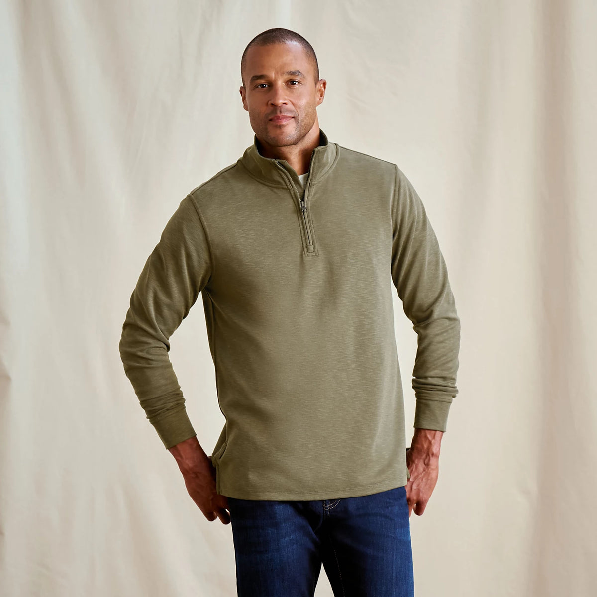 Orvis Trending | Three Forks 1/4-Zip Sweatshirt