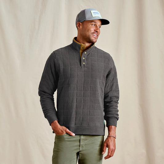 Orvis Sale | Men's Battenkill Quilted 1/4-Snap Sweatshirt