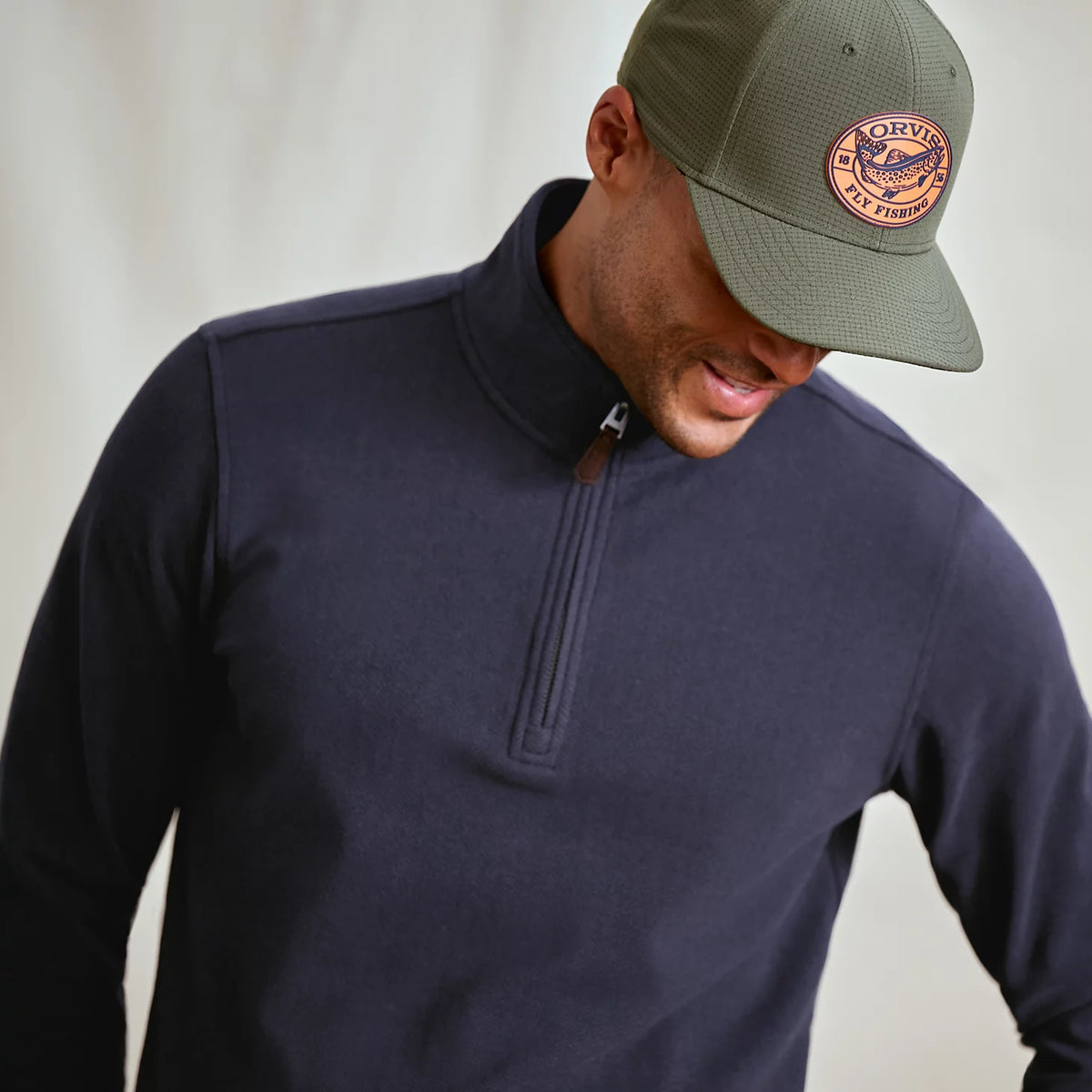 Orvis Great Value | Men's Snowy River 1/4-Zip Sweatshirt