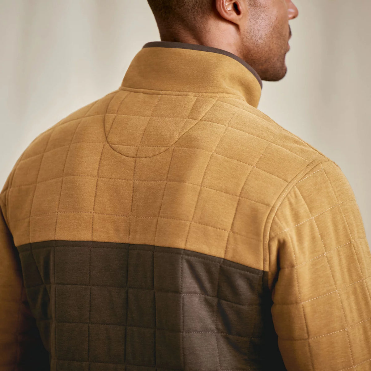 Orvis New | Men's Battenkill Colorblock Quilted 1/4-Snap Sweatshirt