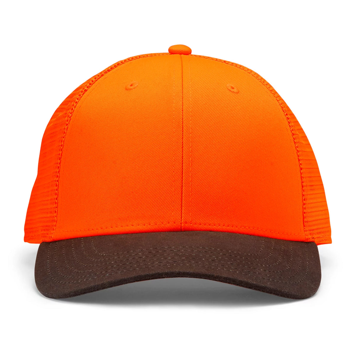 Orvis Featured | Blaze Orange Waxed Brim Mesh Cap