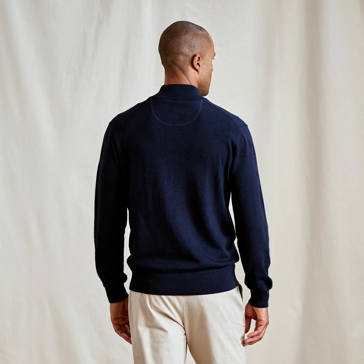 Orvis New | Merino Button Mockneck Sweater