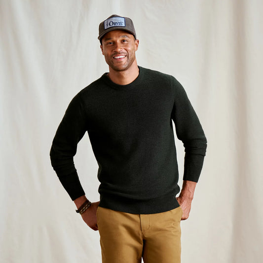 Orvis Hot Sale | Merino Piqué Crewneck Sweater