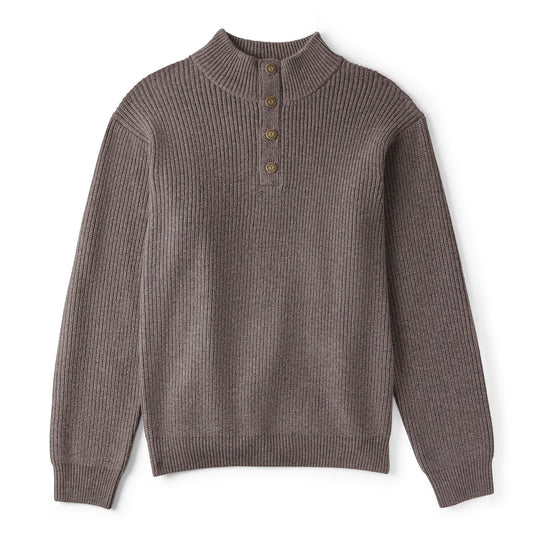 Orvis Essential | Quail Creek Button Mockneck Pullover