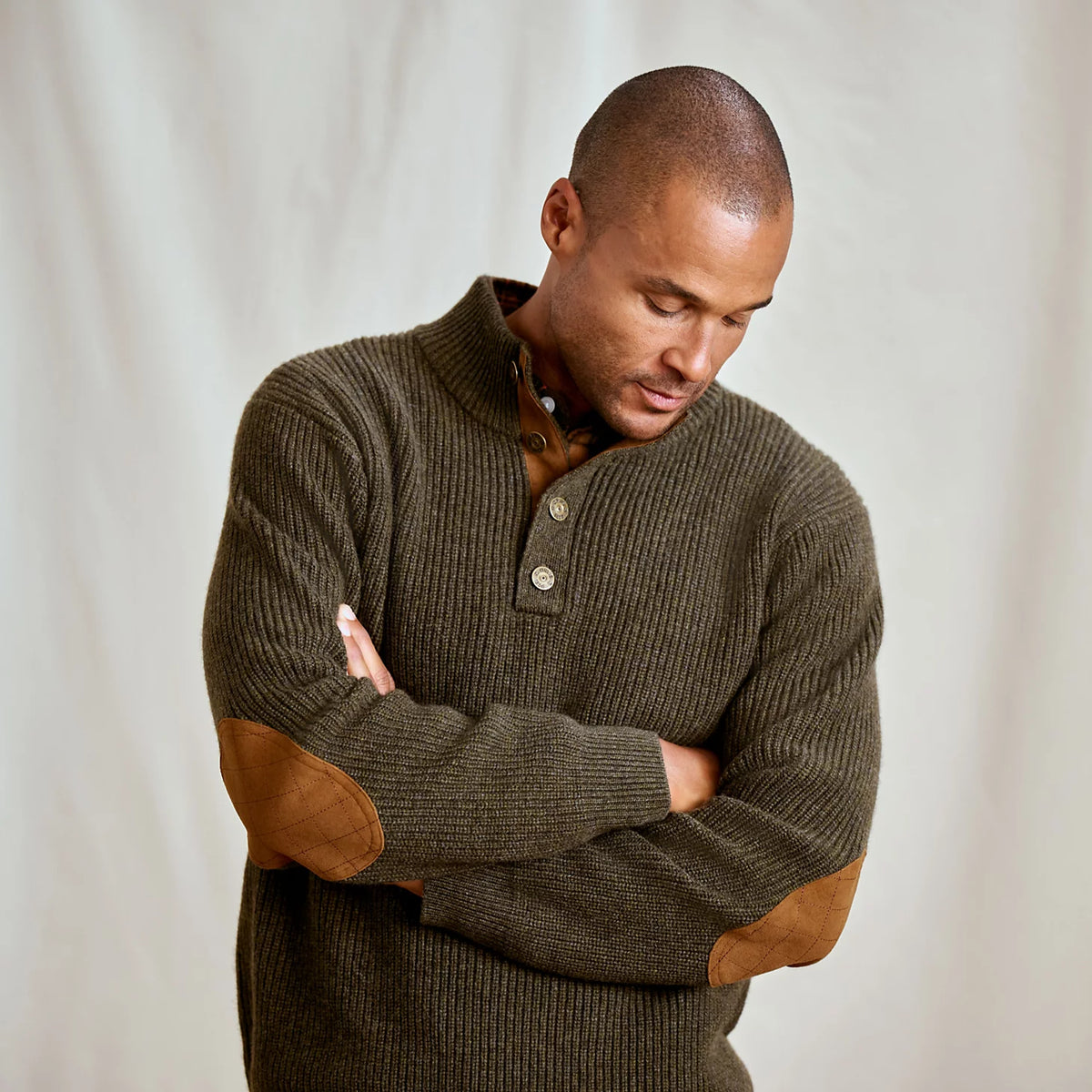 Orvis Essential | Quail Creek Button Mockneck Pullover