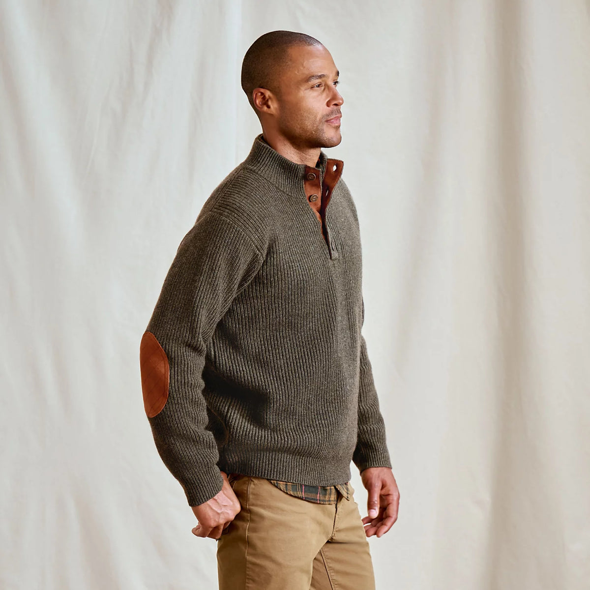 Orvis Essential | Quail Creek Button Mockneck Pullover