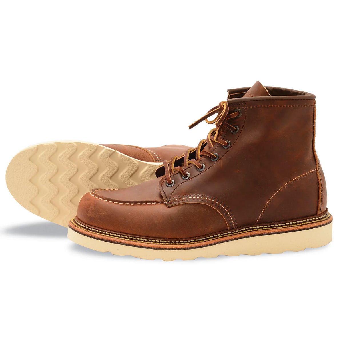 Orvis Trending | Red Wing 6" Classic Moc Copper Rough & Tough Boots