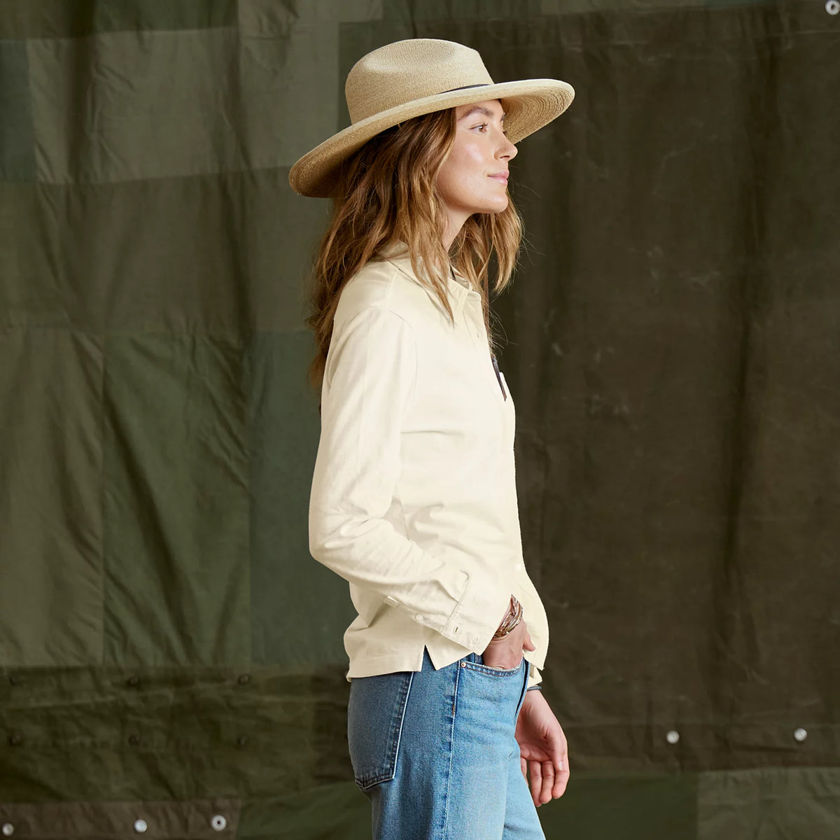 Orvis Smart Buy | Women's Bromley Knit Button-Down Long-Sleeve Shirt
