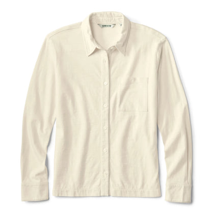 Orvis Smart Buy | Women's Bromley Knit Button-Down Long-Sleeve Shirt