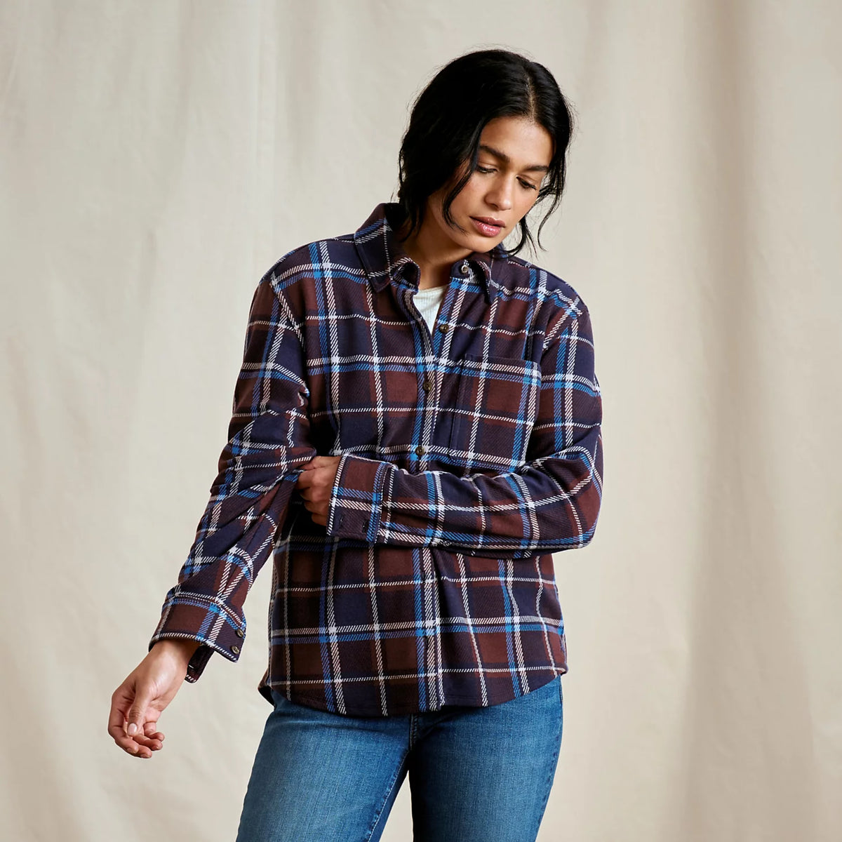 Orvis Quality | Women's Snowy River Button-Down Long-Sleeve Shirt