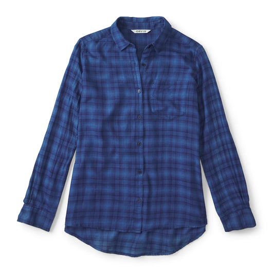Orvis Trending | Everyday Lightweight Plaid Long-Sleeve Boyfriend Shirt