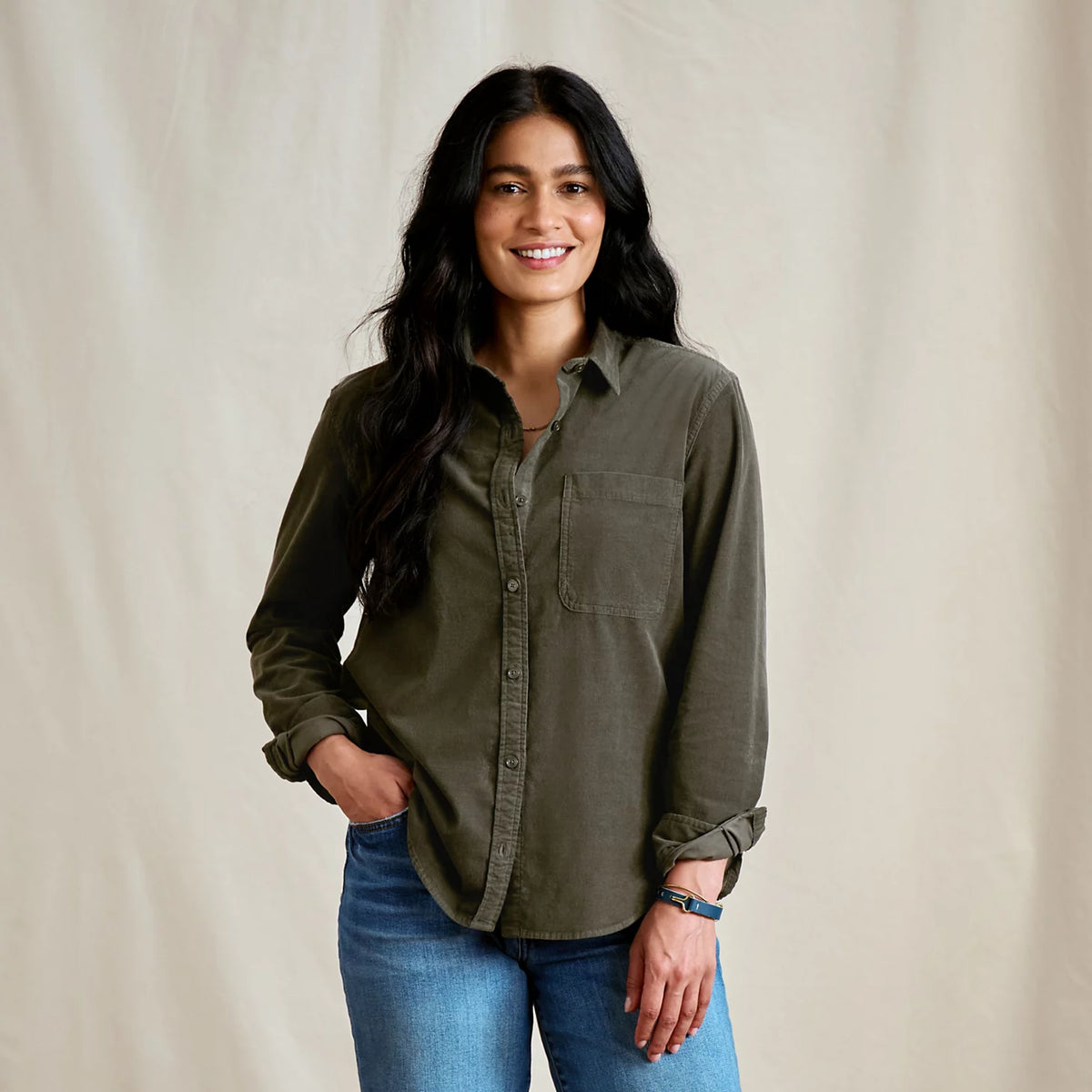 Orvis Quality | Corduroy Button-Down Long-Sleeve Shirt