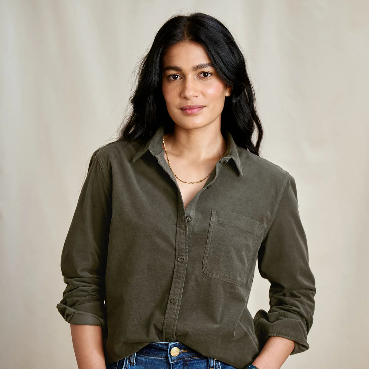 Orvis Quality | Corduroy Button-Down Long-Sleeve Shirt
