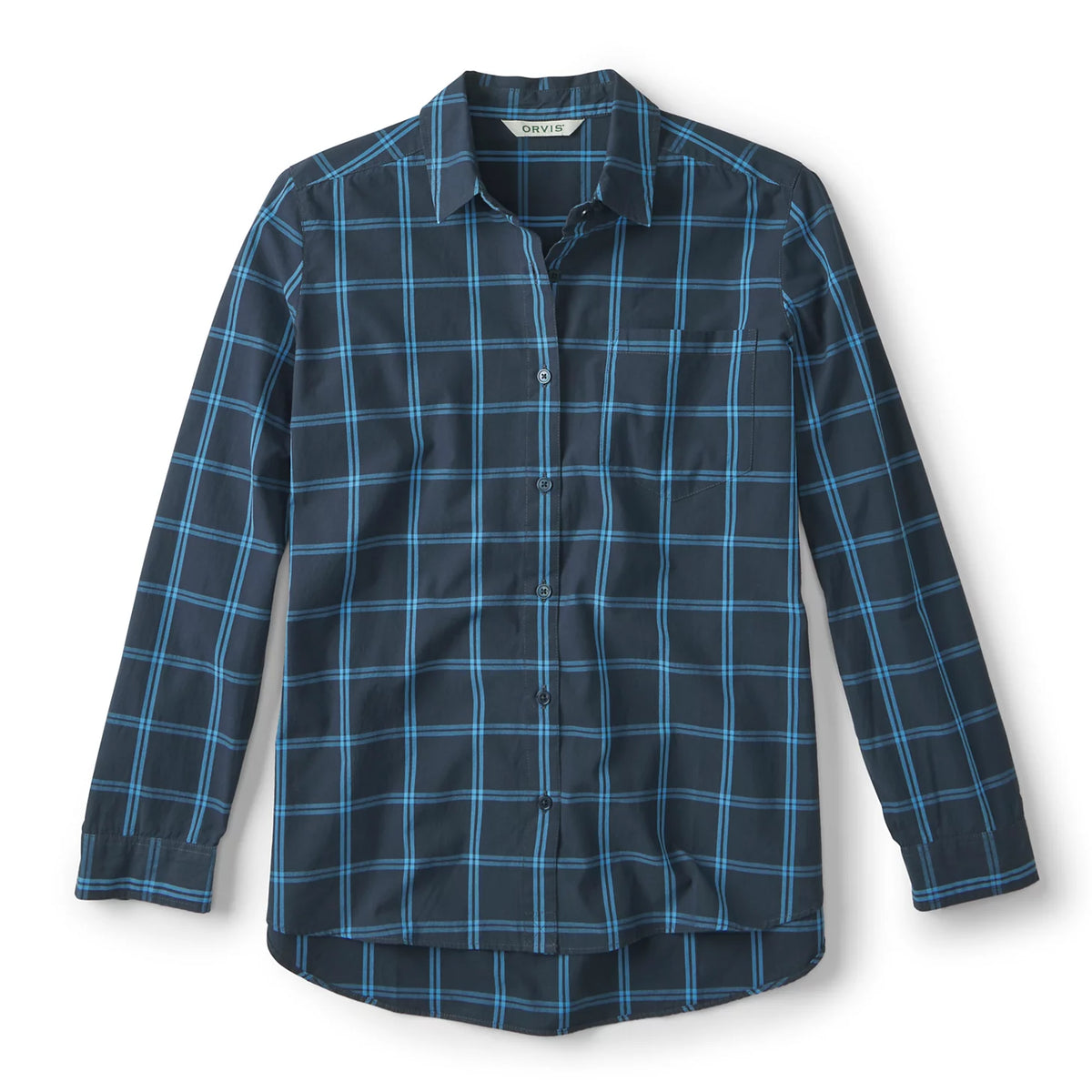 Orvis Trusted | Women's Heritage Poplin Plaid Long-Sleeve Shirt