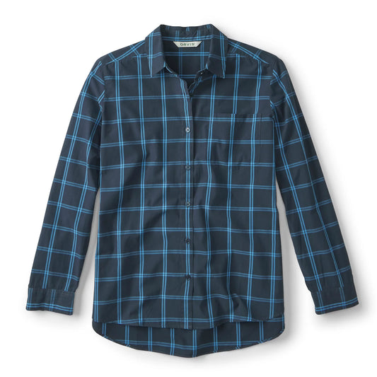 Orvis Trusted | Women's Heritage Poplin Plaid Long-Sleeve Shirt