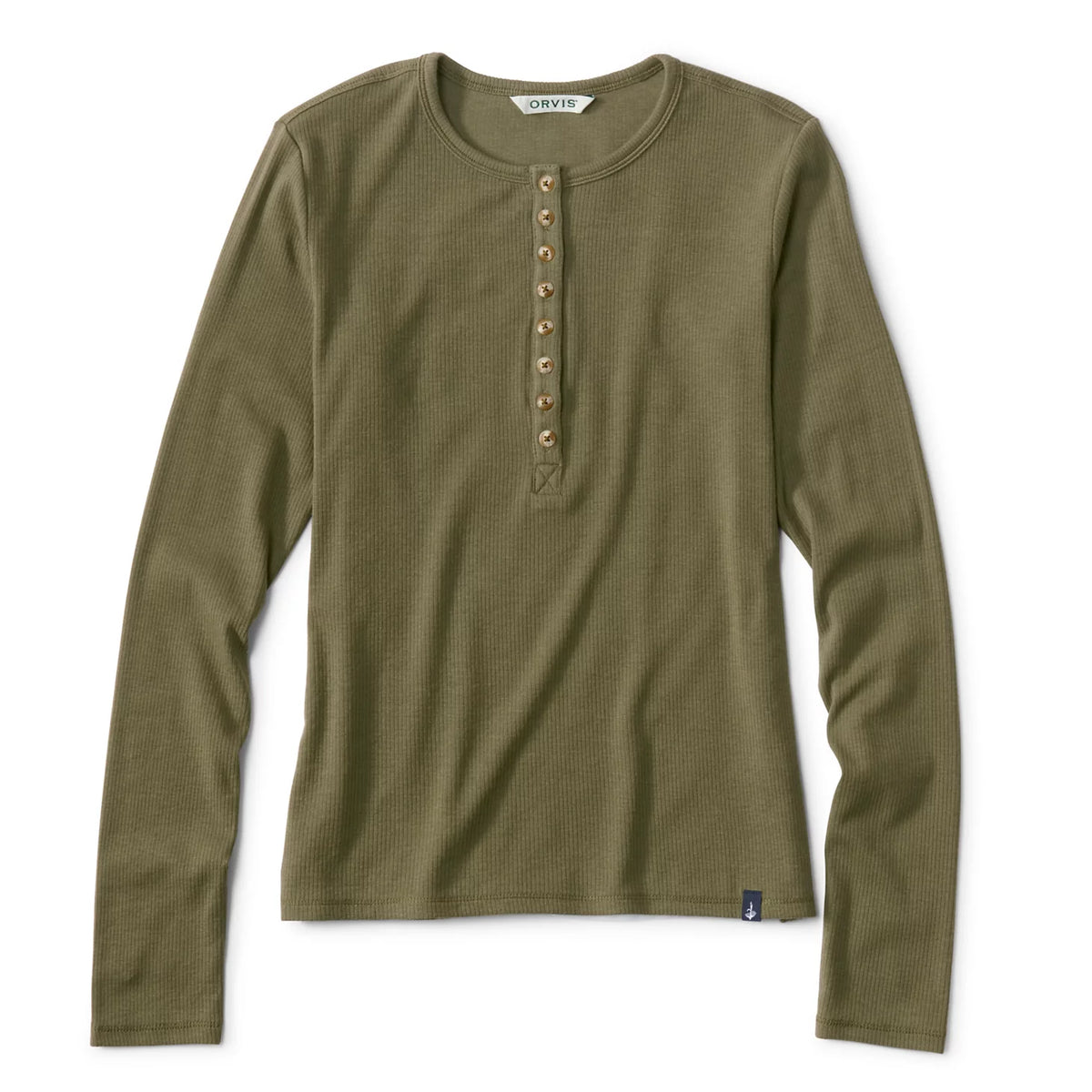 Orvis Customer Favorite | Ribbed Henley Long-Sleeve Tee