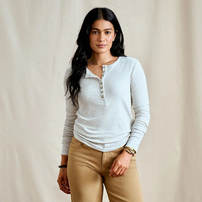 Orvis Customer Favorite | Ribbed Henley Long-Sleeve Tee