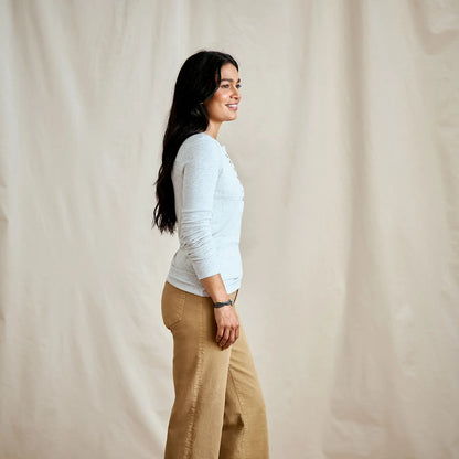 Orvis Customer Favorite | Ribbed Henley Long-Sleeve Tee