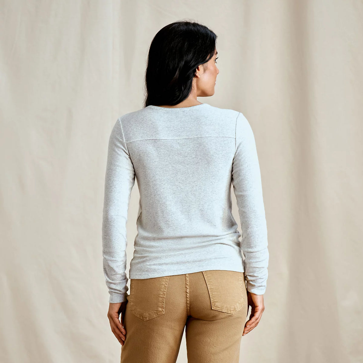 Orvis Customer Favorite | Ribbed Henley Long-Sleeve Tee