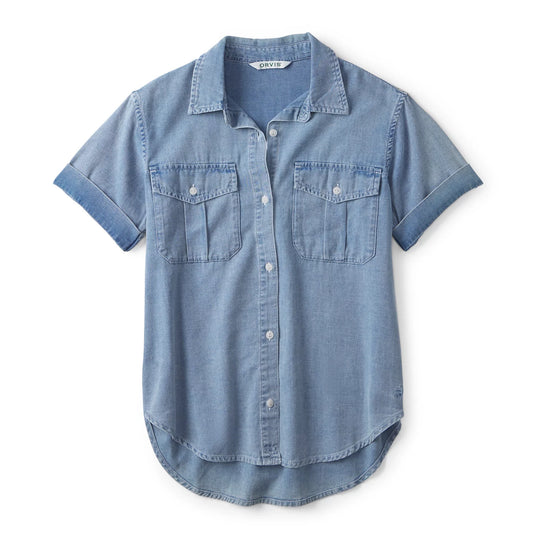 Orvis Exclusive | Denim Short-Sleeve Camp Shirt