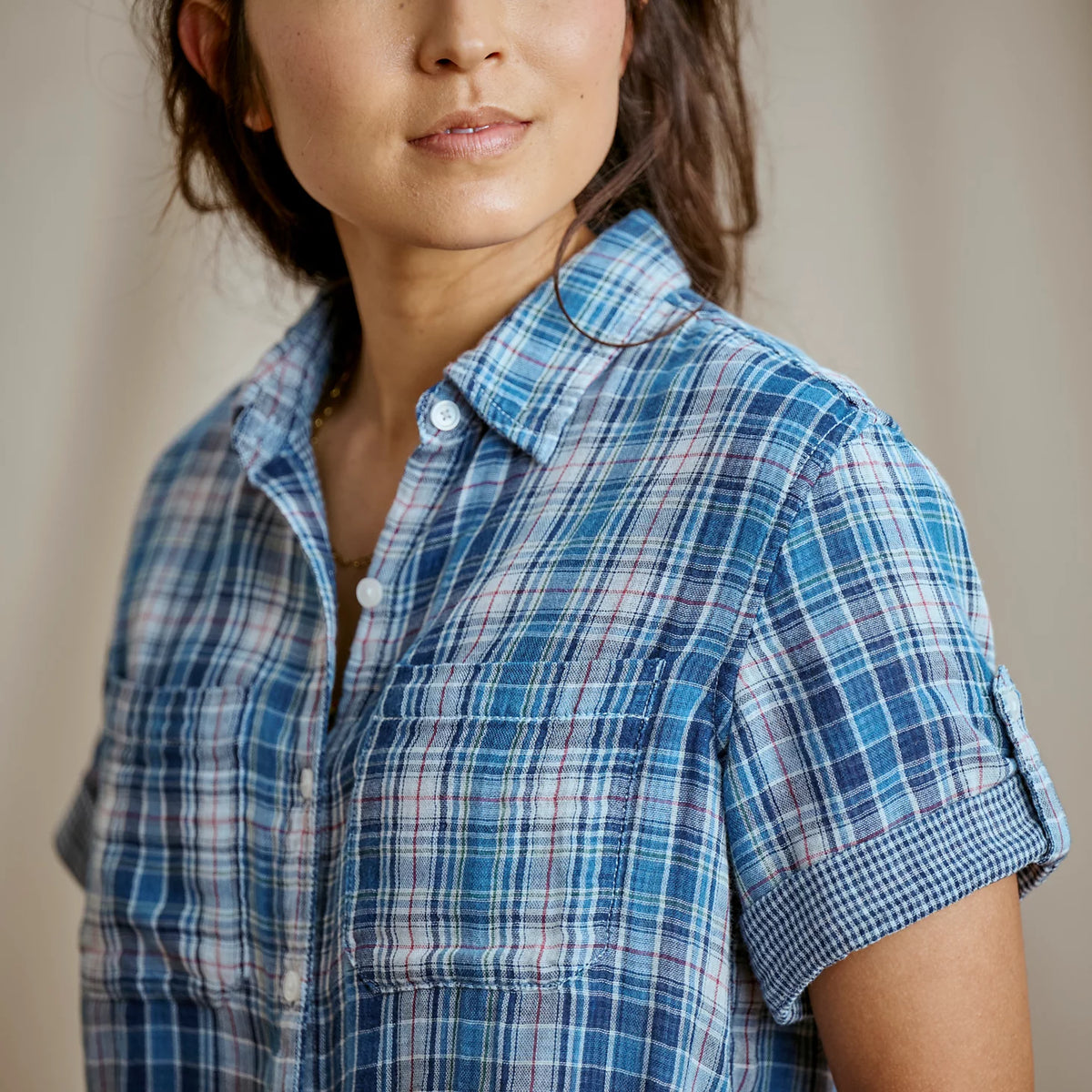 Orvis New | Plaid Gauze Short-Sleeve Camp Shirt