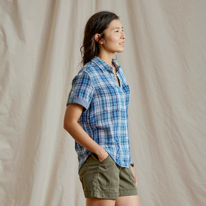 Orvis New | Plaid Gauze Short-Sleeve Camp Shirt