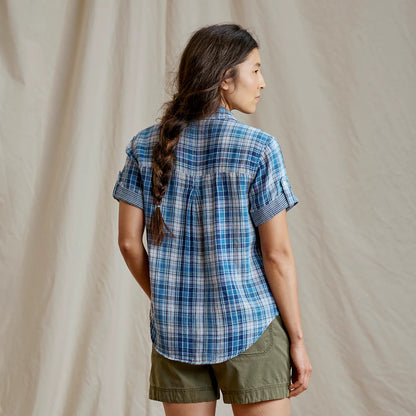 Orvis New | Plaid Gauze Short-Sleeve Camp Shirt