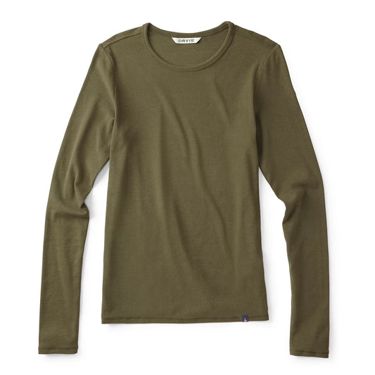 Orvis Customer Favorite | Ribbed Long-Sleeve Crew