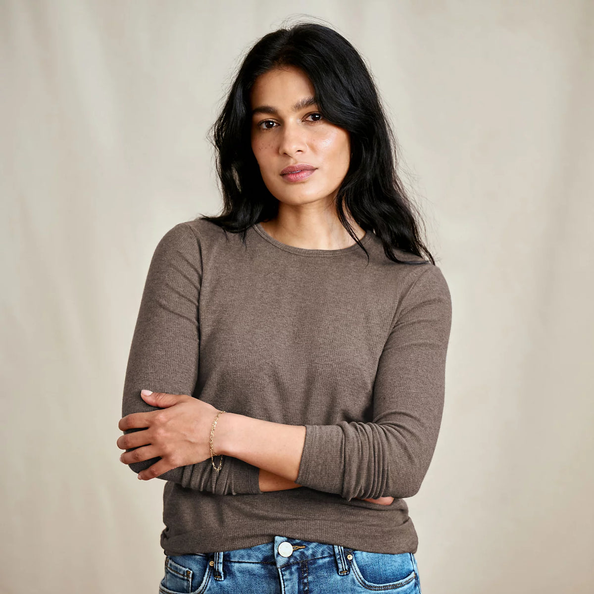 Orvis Customer Favorite | Ribbed Long-Sleeve Crew