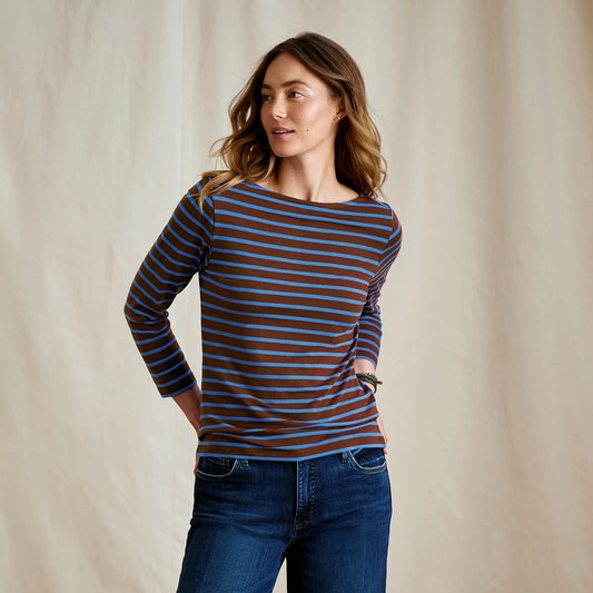 Orvis Trending | Perfect 3/4-Sleeve Boatneck Tee