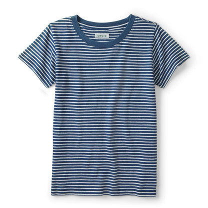 Orvis Recommended | Women's Indigo Striped Short-Sleeve Tee