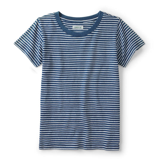 Orvis Recommended | Women's Indigo Striped Short-Sleeve Tee